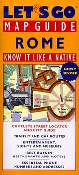 Cover of: Let's Go Map Guide Rome (2nd Edition): Know It Like a Native (Let's Go: Map Guides)
