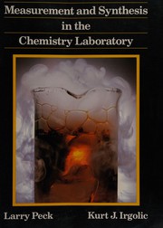 Cover of: Measurement and Synthesis in the Chemistry Laboratory