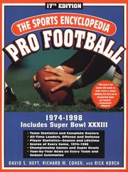 Cover of: The Sports Encyclopedia: Pro Football 1999 by David S. Neft, Richard M. Cohen - undifferentiated, Rick Korch