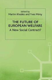 Cover of: The Future of European Welfare by 
