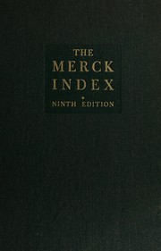 Cover of: The Merck index: an encyclopedia of chemicals and drugs