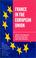 Cover of: France in the European union