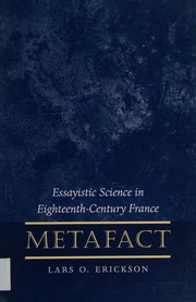 Cover of: Metafact by Lars Olav Erickson