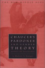 Cover of: Chaucer's Pardoner and gender theory: bodies of discourse