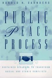 Cover of: A public peace process: sustained dialogue to transform racial and ethnic conflicts