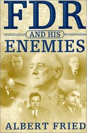 Cover of: FDR and his enemies
