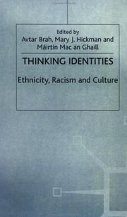 Cover of: Thinking identities: ethnicity, racism, and culture