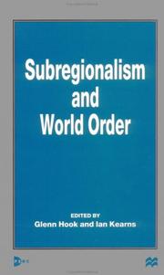 Cover of: Subregionalism and world order | 