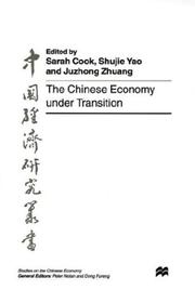 Cover of: The Chinese Economy Under Transition (Studies on the Chinese Economy)