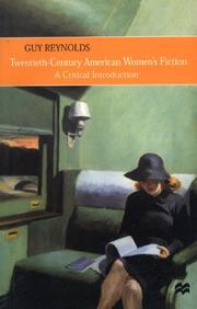 Cover of: Twentieth-century American women's fiction: a critical introduction