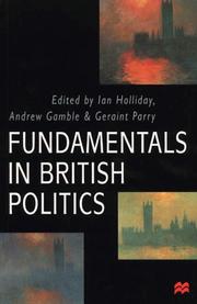 Cover of: Fundamentals in British Politics by 