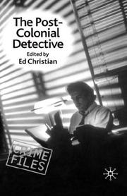 Cover of: The Post-colonial detective