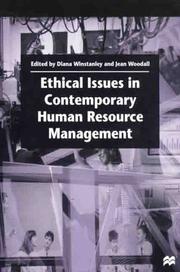 Cover of: Ethical issues in contemporary human resource management