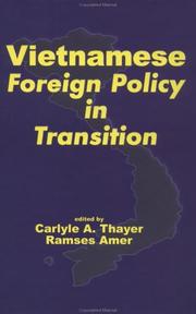 Cover of: Vietnamese Foreign Policy in Transition | 