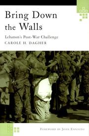 Cover of: Bring Down the Walls by Carole H. Dagher