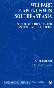 Cover of: Welfare Capitalism in Southeast Asia: Social Security, Health and Education Policies (International Political Economy)