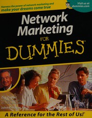 Cover of: Network marketing for dummies