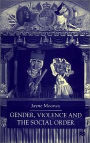 Cover of: Gender, Violence and the Social Order