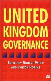 Cover of: United Kingdom Governance | 