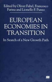 Cover of: European Economies in Transition | 