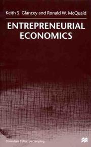 Cover of: Entrepreneurial Economics