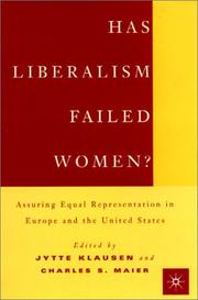 Cover of: Has Liberalism Failed Women? by 