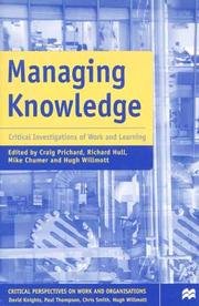 Cover of: Managing Knowledge | 