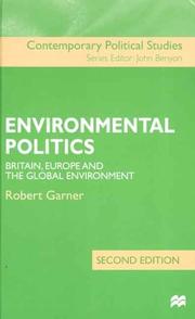 Environmental politics by Robert Garner