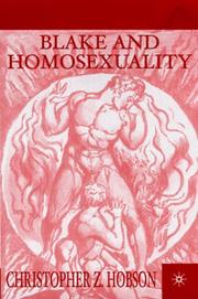 Cover of: Blake and homosexuality by Christopher Z. Hobson