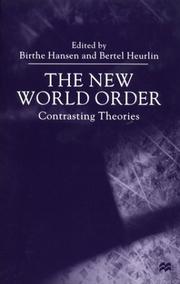 Cover of: The New World Order: Contrasting Theories