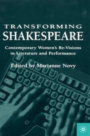 Transforming Shakespeare by Marianne Novy