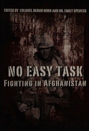 Cover of: No easy task by Bernd Horn, Emily Spencer