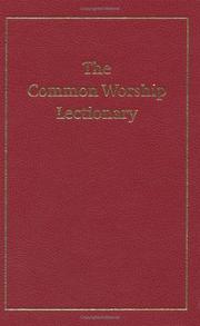 Cover of: The common worship lectionary: New Revised Standard version : common worship Psalter.