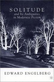 Solitude and Its Ambiguities in Modernist Fiction