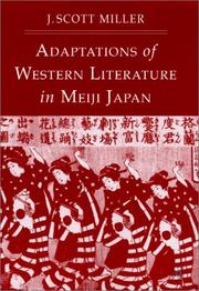 Cover of: Adaptations of Western Literature in Meiji Japan