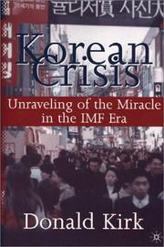 Korean crisis by Donald Kirk
