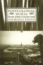 Cover of: Postcolonial Duras: cultural memory in postwar France