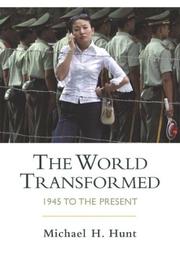 Cover of: The world transformed: 1945 to the present