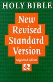 Cover of: Nrsv Anglicized Bible (Bible Nrsv)