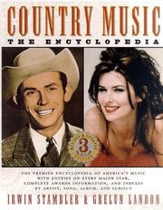 Cover of: Country Music by Irwin Stambler, Grelun Landon