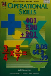 Cover of: Middle School Mastery Skills  Operational Skills  Grade 6-8