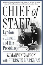 Chief of staff by W. Marvin Watson