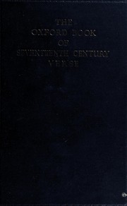 Cover of: The Oxford book of seventeenth century verse, chosen by H.J.C. Grierson and G. Bullough by Geoffrey Bullough
