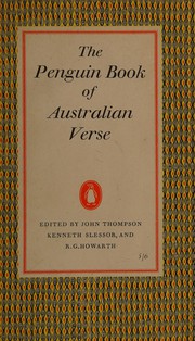 Cover of: The Penguin book of Australian verse