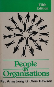Cover of: People in Organisations by Pat Armstrong, Dawson