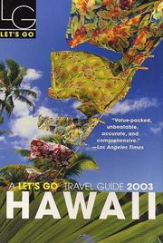 Cover of: Let's Go Hawaii 2003 by Let's Go, Inc.