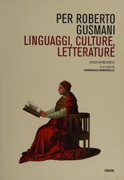Cover of: Per Roberto Gusmani: studi in ricordo