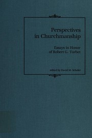 Perspectives in churchmanship by David M. Scholer