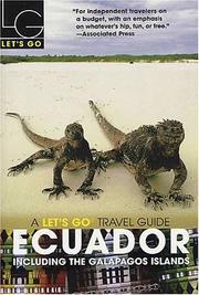 Cover of: Let's Go Ecuador by Let's Go, Inc.