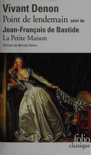 Cover of: Point de lendemain by Vivant Denon